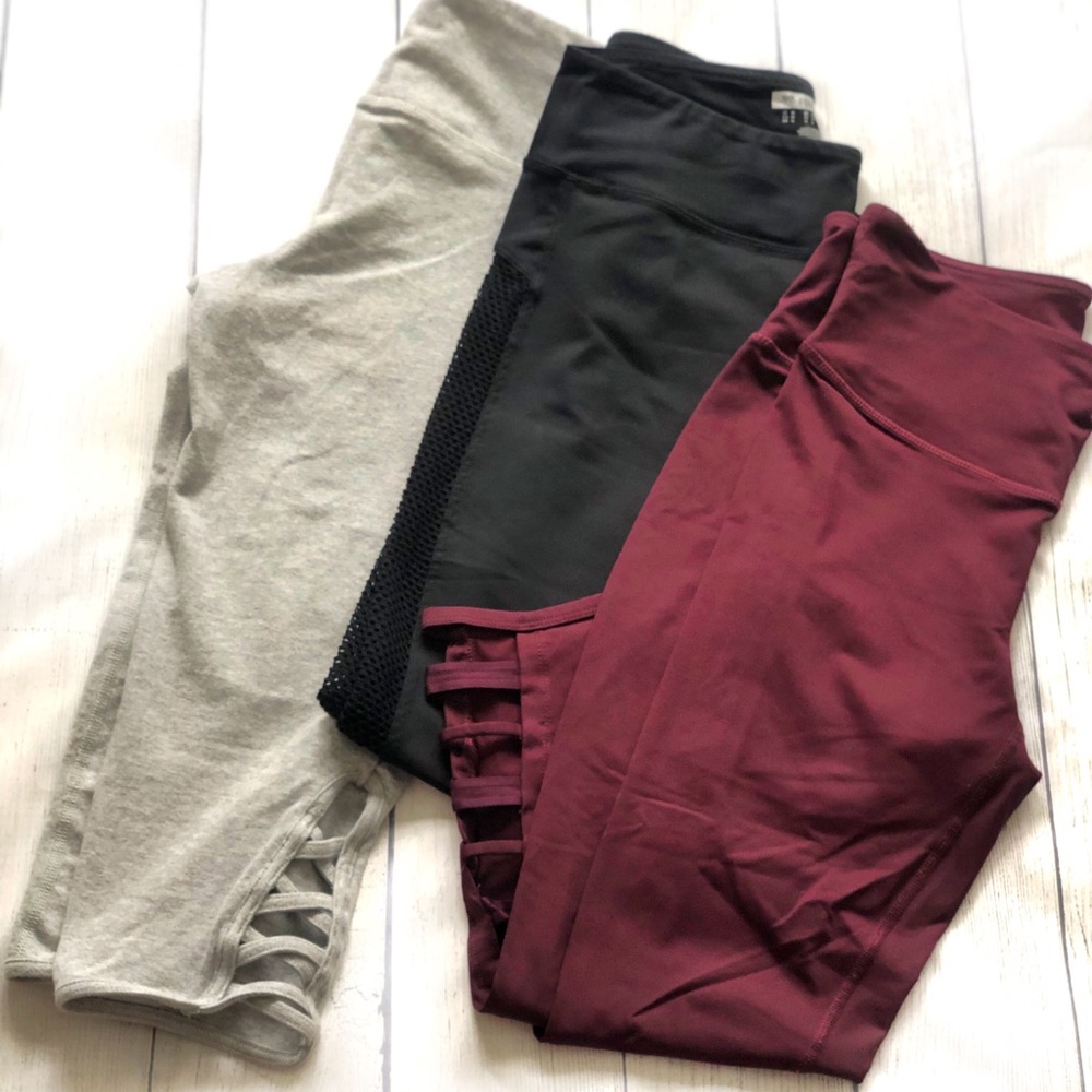 Size medium activewear workout leggings bundle
